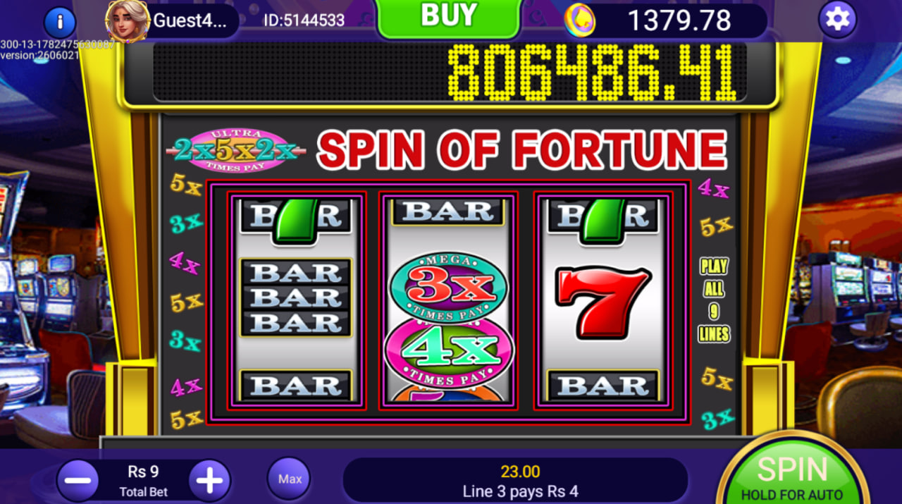 Spin Of Fortune slot in Slot Gold